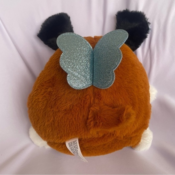 Plush Big Eyes Rainbocorns Unicorn Soft Stuffed Animal Sparkle Horn Tummy Wings - Picture 7 of 9